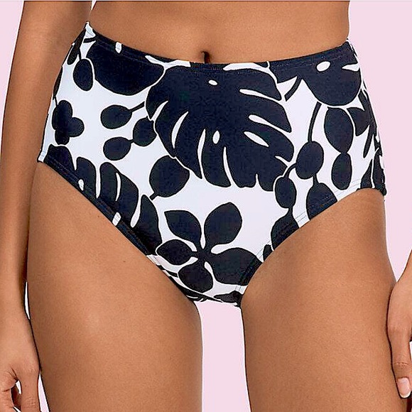 Kate Spade Monstera Grove High Waist Bikini Bottom - Picture 1 of 10